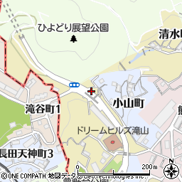 滝山町周辺の地図