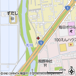 静岡県浜松市中央区芳川町914周辺の地図