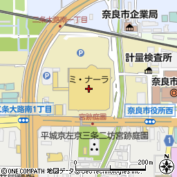 トイザらス奈良店周辺の地図