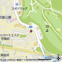 びっくりドンキー 奈良学園前店周辺の地図