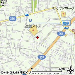 静岡県浜松市中央区篠原町21552周辺の地図