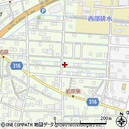 静岡県浜松市中央区篠原町21848周辺の地図