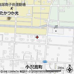 静岡県浜松市中央区小沢渡町175周辺の地図