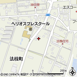 静岡県浜松市中央区法枝町87周辺の地図