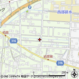 静岡県浜松市中央区篠原町21846周辺の地図