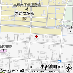 静岡県浜松市中央区小沢渡町202周辺の地図