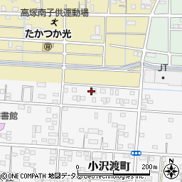 静岡県浜松市中央区小沢渡町192周辺の地図