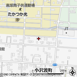 静岡県浜松市中央区小沢渡町188周辺の地図