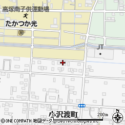 静岡県浜松市中央区小沢渡町183周辺の地図