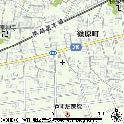 静岡県浜松市中央区篠原町11997周辺の地図