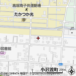 静岡県浜松市中央区小沢渡町199周辺の地図