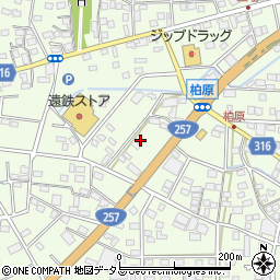 静岡県浜松市中央区篠原町21567周辺の地図