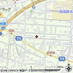 静岡県浜松市中央区篠原町21838周辺の地図