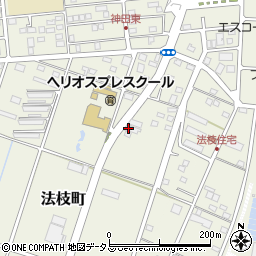静岡県浜松市中央区法枝町88周辺の地図