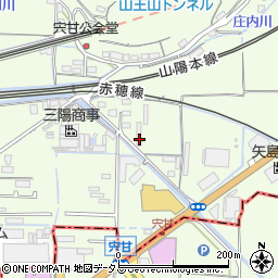 岡山県岡山市東区宍甘265周辺の地図