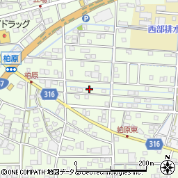 静岡県浜松市中央区篠原町21837周辺の地図