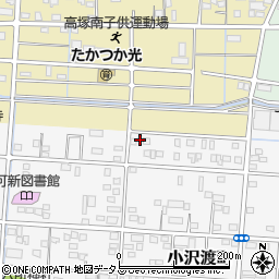 静岡県浜松市中央区小沢渡町209周辺の地図