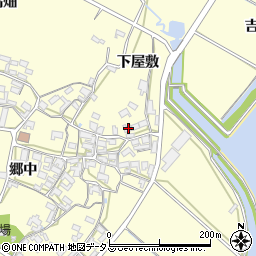 愛知県田原市吉胡町郷中88周辺の地図