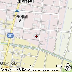 静岡県浜松市中央区東若林町1551周辺の地図