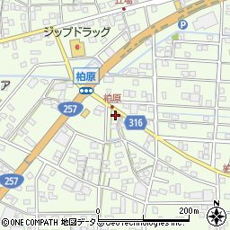 静岡県浜松市中央区篠原町21987周辺の地図