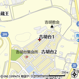 愛知県田原市吉胡台1丁目29周辺の地図