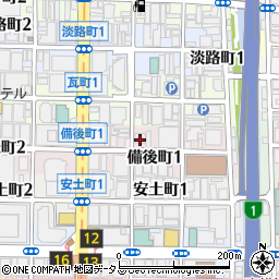 備後町士総合事務所周辺の地図