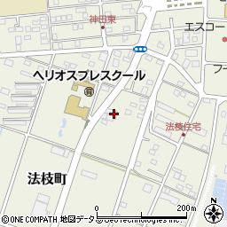 静岡県浜松市中央区法枝町85周辺の地図