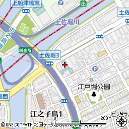 スーパーホテル大阪天然温泉周辺の地図