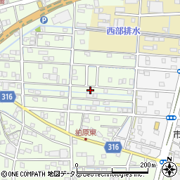 静岡県浜松市中央区篠原町21819周辺の地図