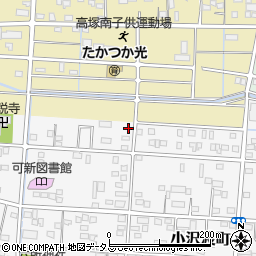 静岡県浜松市中央区小沢渡町1184周辺の地図