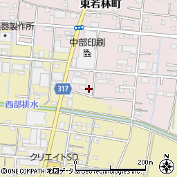 静岡県浜松市中央区東若林町1523周辺の地図
