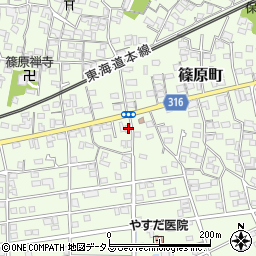 静岡県浜松市中央区篠原町11991周辺の地図
