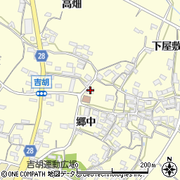 愛知県田原市吉胡町郷中137周辺の地図