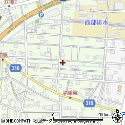 静岡県浜松市中央区篠原町21822周辺の地図