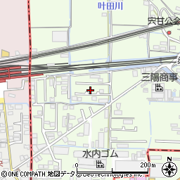 岡山県岡山市東区宍甘64周辺の地図