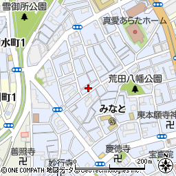 兵庫県神戸市兵庫区荒田町3丁目67-4周辺の地図