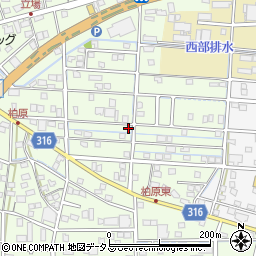 静岡県浜松市中央区篠原町21823周辺の地図