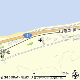 島根県益田市高津町178周辺の地図