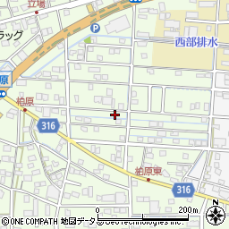 静岡県浜松市中央区篠原町21824周辺の地図