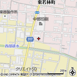 静岡県浜松市中央区東若林町1522周辺の地図