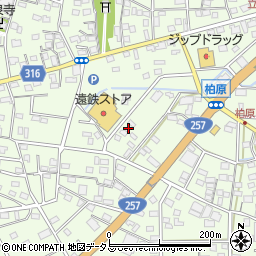静岡県浜松市中央区篠原町21546周辺の地図