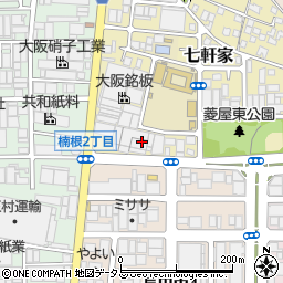 平和興産株式会社　ペーパーロード大阪店周辺の地図
