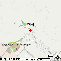 岡山県岡山市北区立田639-3周辺の地図