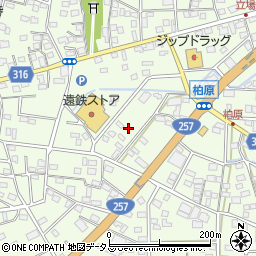 静岡県浜松市中央区篠原町21543周辺の地図
