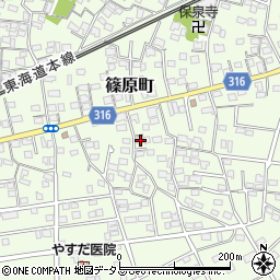 静岡県浜松市中央区篠原町12056周辺の地図