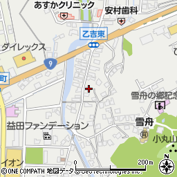 島根県益田市乙吉町ロ周辺の地図