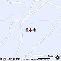 東京都大島町差木地周辺の地図
