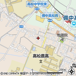 岡山県岡山市北区高松原古才182周辺の地図