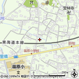 静岡県浜松市中央区篠原町9492周辺の地図