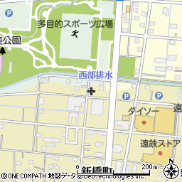 静岡県浜松市中央区新橋町409周辺の地図